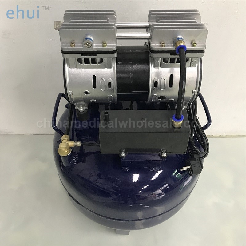 Dental silent oil-free air compressor