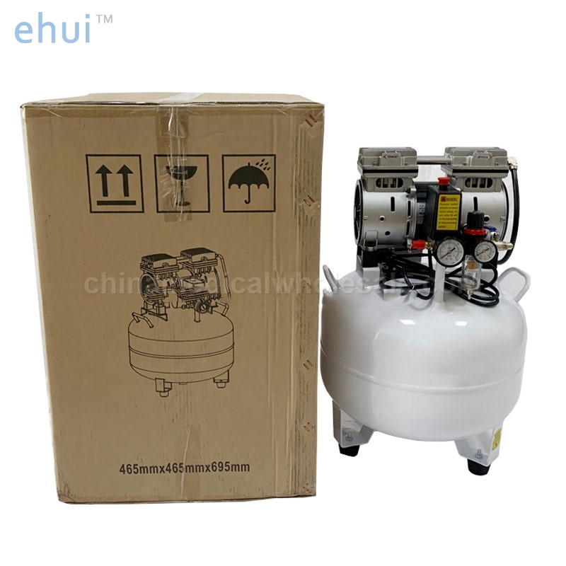 Dental silent oil-free air compressor