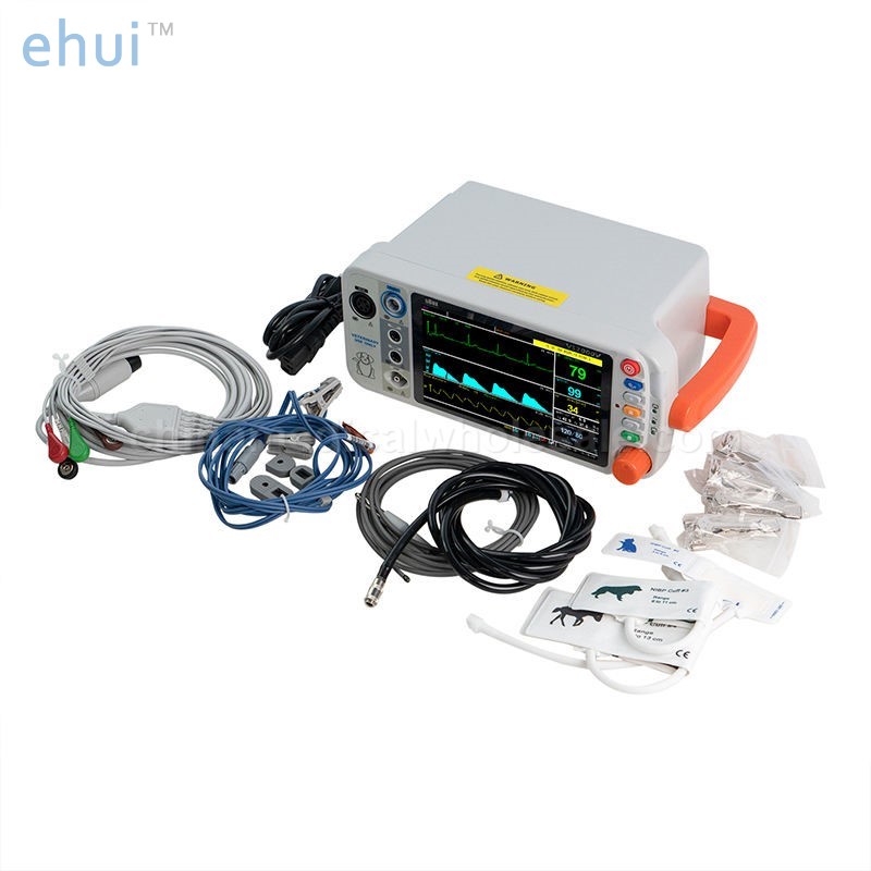 Veterinary portable anesthesia machine and monitor