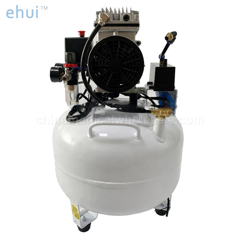 Dental silent oil-free air compressor