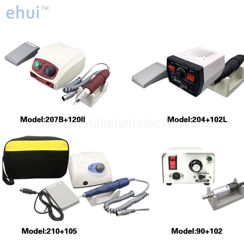 Portable dental equipment laboratory use of wire drawing electric powerful dental micromotor