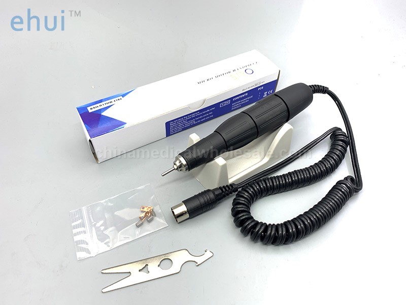 Portable dental equipment laboratory use of wire drawing electric powerful dental micromotor