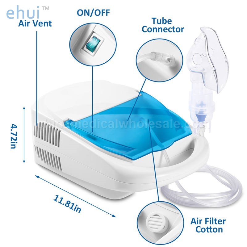 Hospital Piston Compressor Nebulizer No noise for children adults Medical Nebulizer