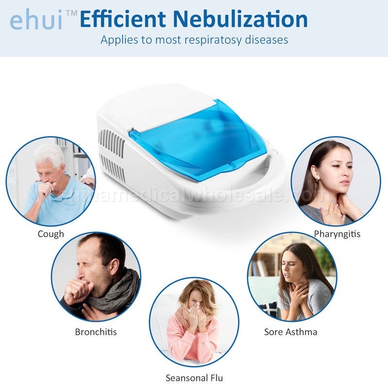 Hospital Piston Compressor Nebulizer No noise for children adults Medical Nebulizer