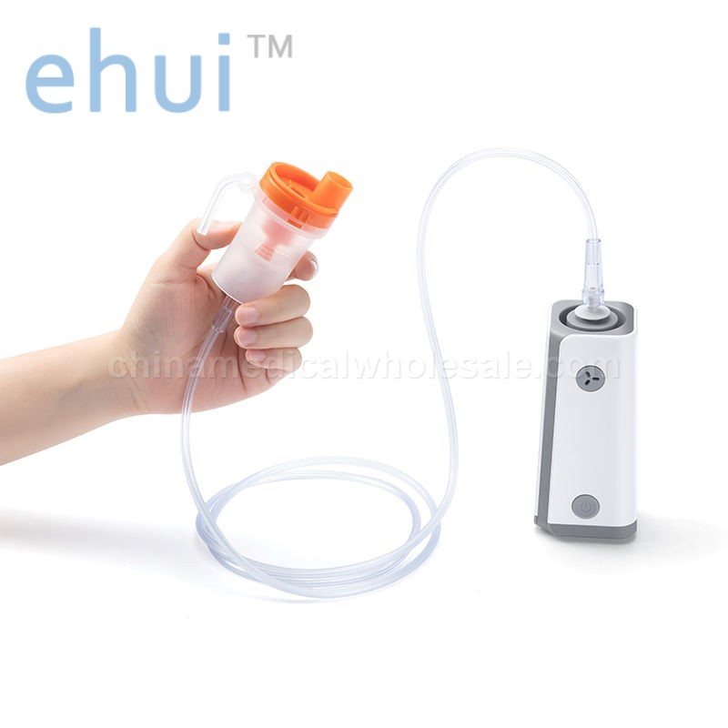 Portable respiratory therapy handheld compressor DC nebulizer with adapter