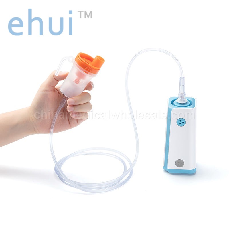 Handheld mini compressor atomizer with detachable battery DC inhaler