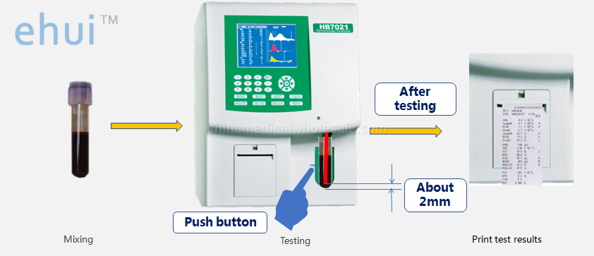 Direct selling blood testing machine veterinary instrument