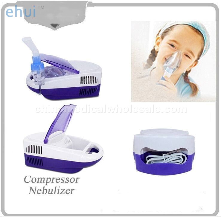 High Nebulization Rate portable Compressor nebulizer machine