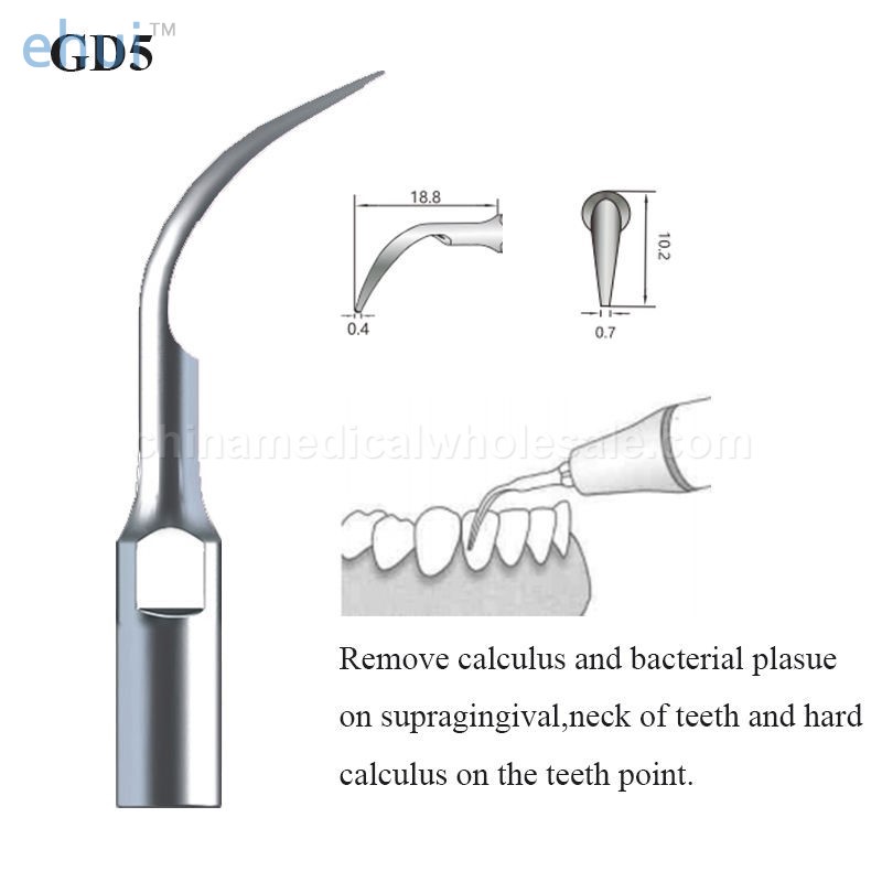 Multifunctional dental ultrasonic scaler tip for scaling periodontal pulp