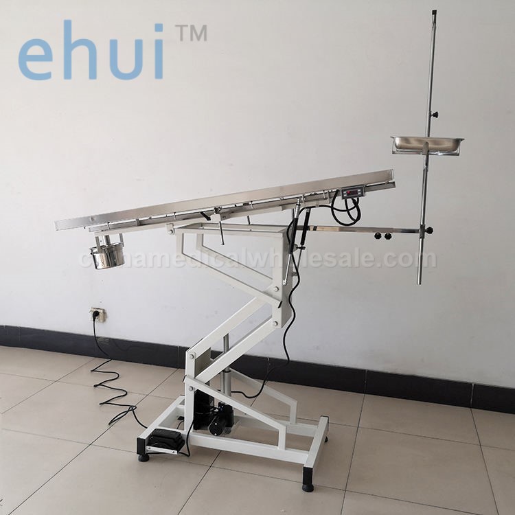 Manufacturer of direct selling stainless steel hydraulic veterinary operating table