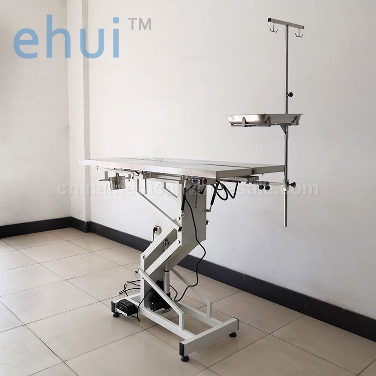 Manufacturer of direct selling stainless steel hydraulic veterinary operating table