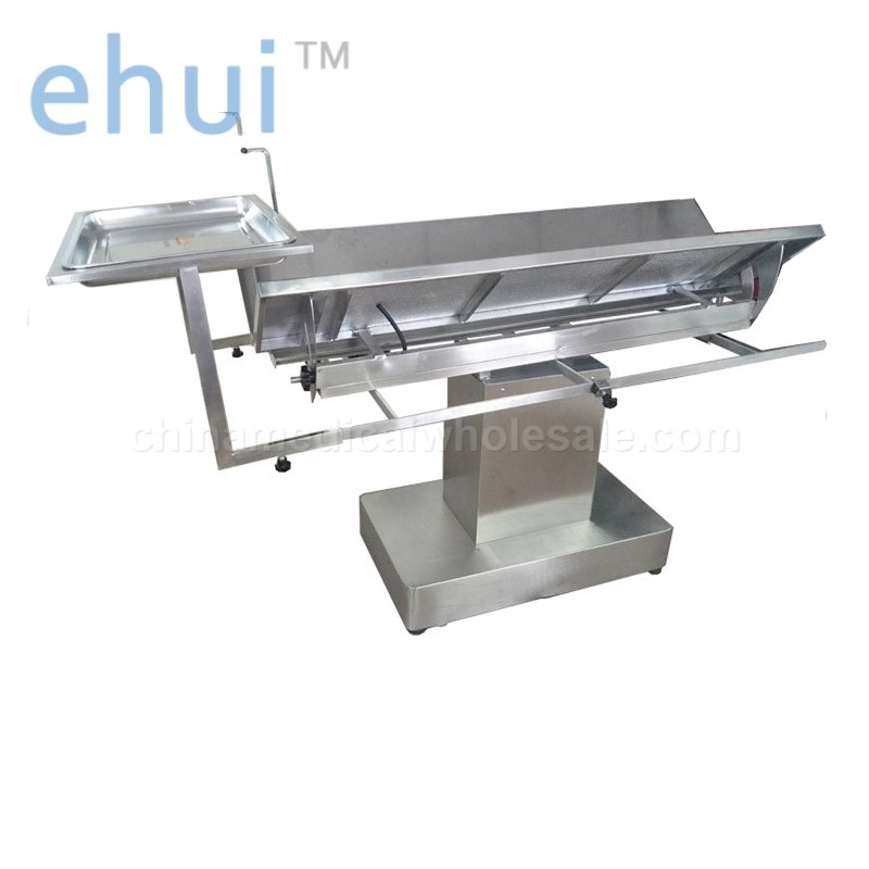 Manufacturer of direct selling stainless steel V-shaped constant temperature left and right tilt electric lifting operating table