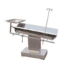 Stainless steel V-shaped constant temperature tilt left and right electric lifting operating table