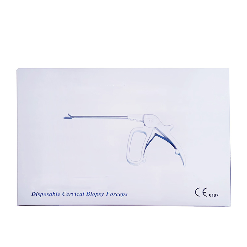 Medical sterile disposable cervical live sampling forceps gynecology