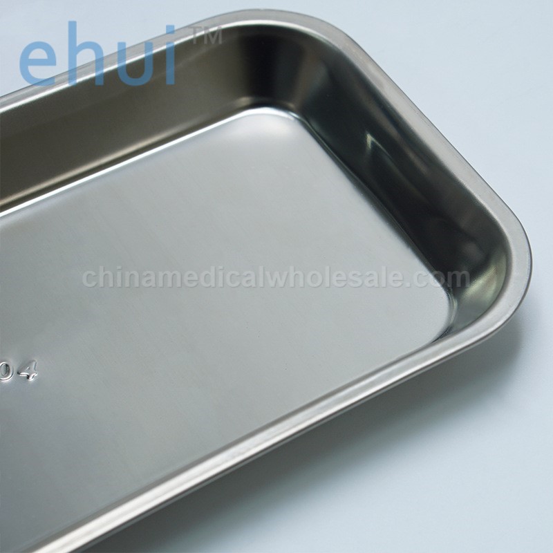 304 stainless steel dental square tray sterilization tray surgical tray