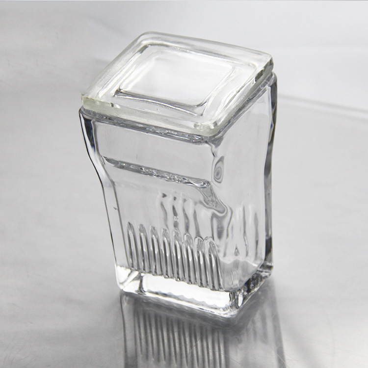 Glass staining jar Slide vertical square horizontal vertical square staining jar