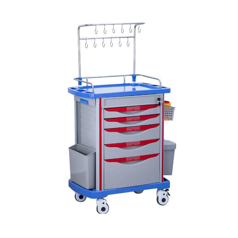 ABS Infusion Trolley Medical Multifunctional Trolley Manufacturer