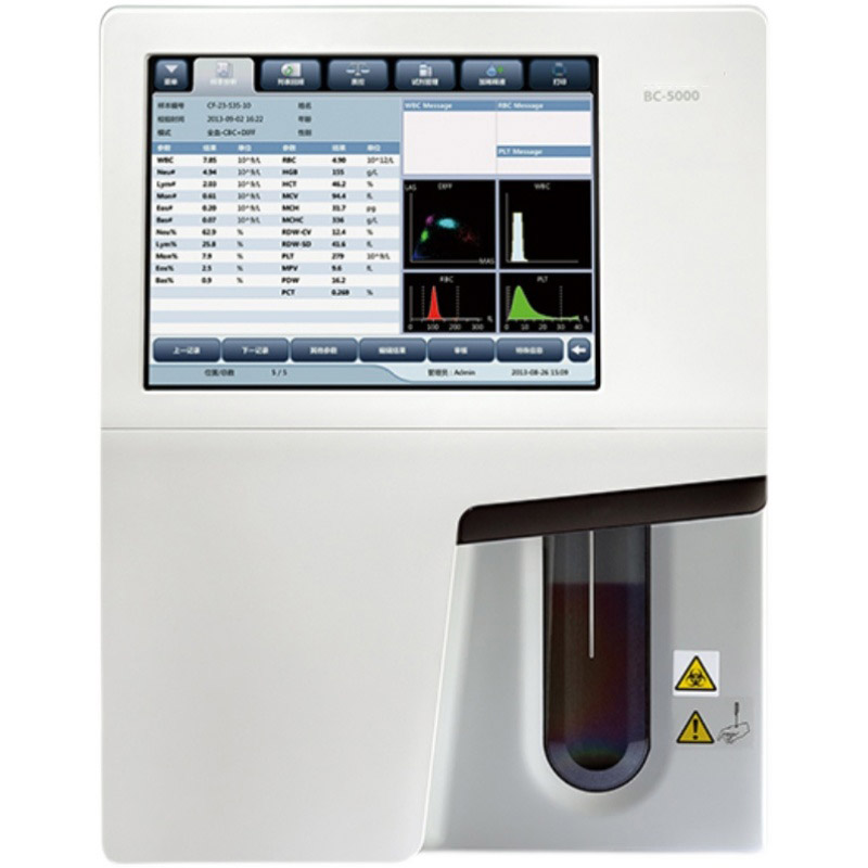 Automatic Blood Analyzer 5-category blood cell blood routine blood cell testing