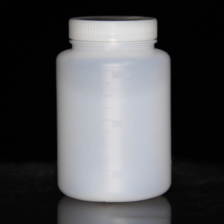 Plastic reagent bottle wide mouth sampling bottle powder bottle wide mouth bottle