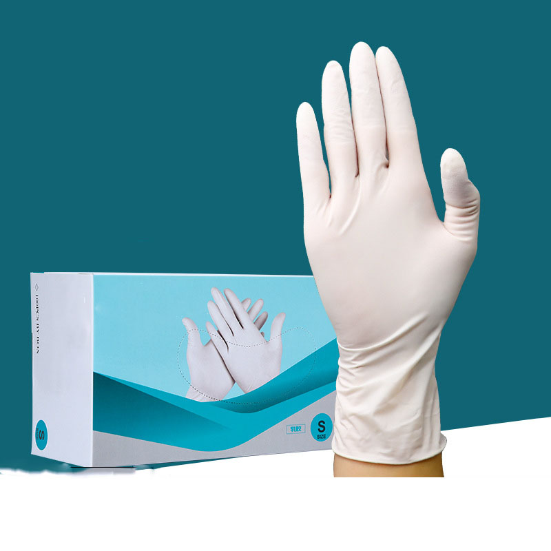 Disposable 9-inch latex gloves 24CM disposable rubber gloves