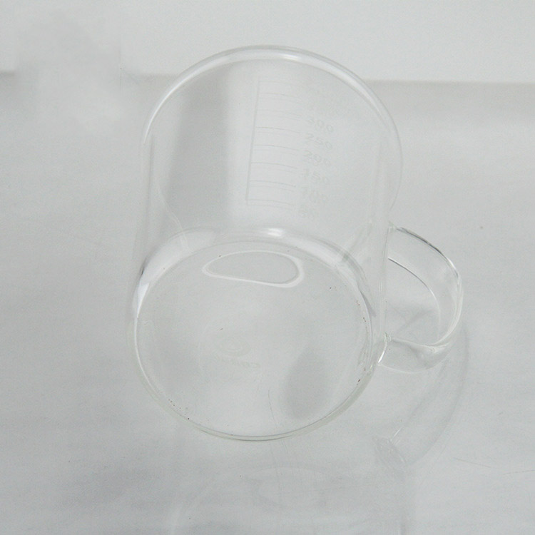 Beaker 400ml heatable glass beaker with scale and no mouth