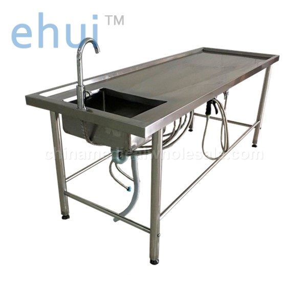 Supply dissecting table animal autopsy table cleaning table processing table