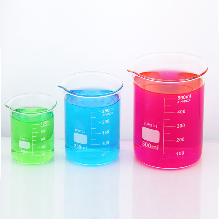 50ml beaker high temperature resistant glass beaker with mouth measuring cup