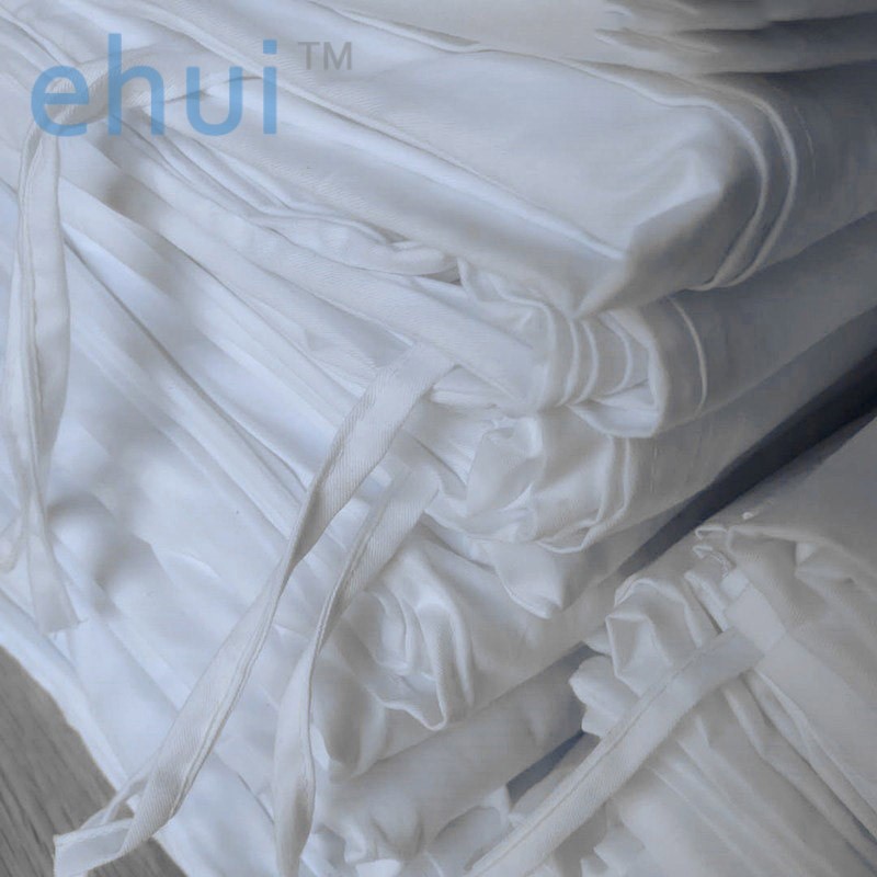 Dense white bed sheet cover thickened cotton hospital bed sheet