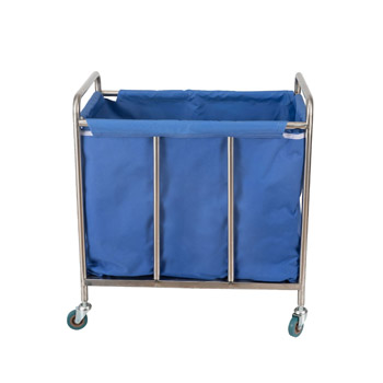 304 stainless steel dirt trolley triple care trolley wardrobe cleaning trolley