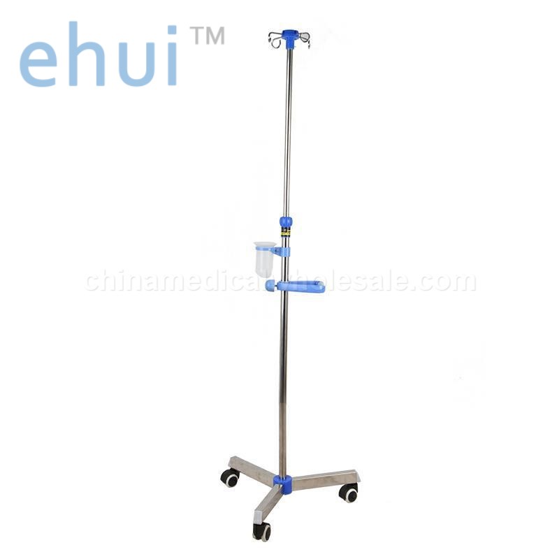 Supply mobile infusion stand hospital ward adjustable drip stand