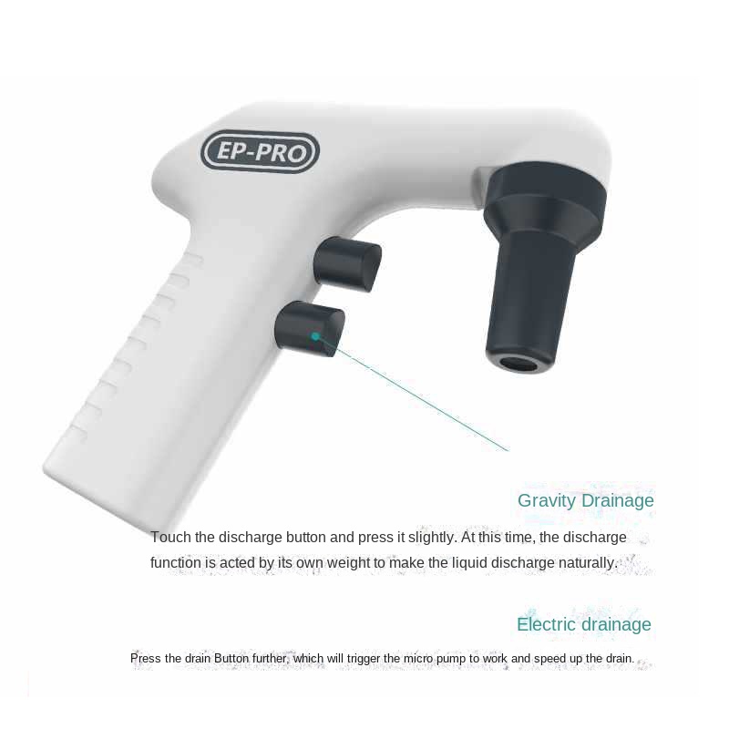 Laboratory electric pipette pipetting pump pipetting aid electronic pipetting gun