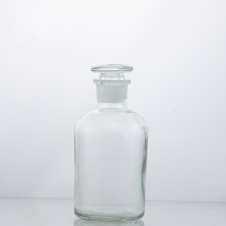 Glass reagent bottle small mouth transparent reagent bottle 500ml