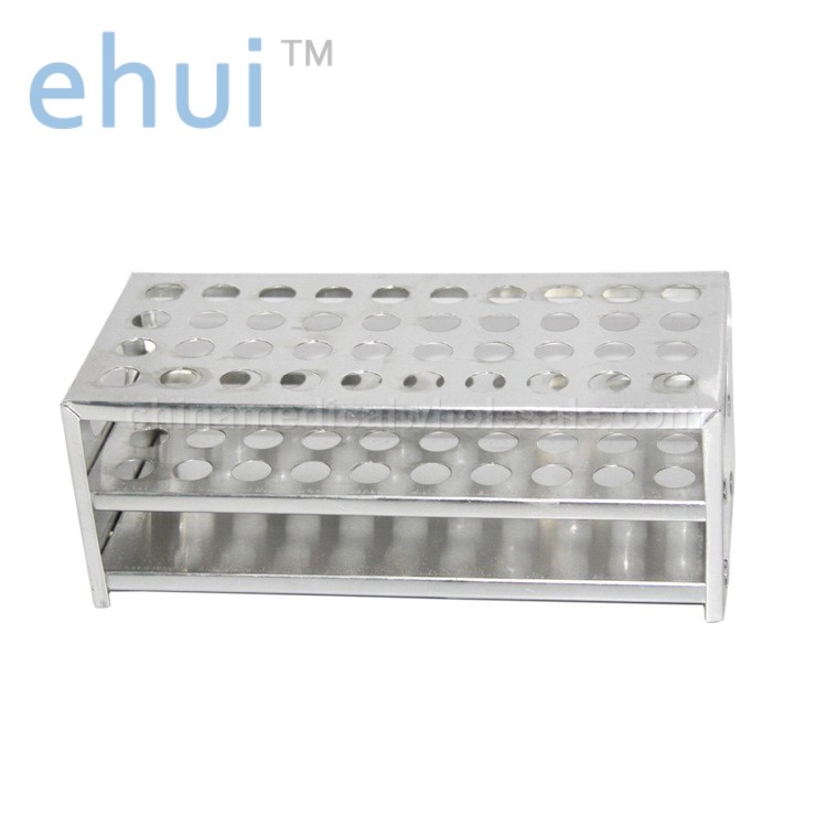 Aluminum centrifuge tube rack 40 holes laboratory test tube rack quantity