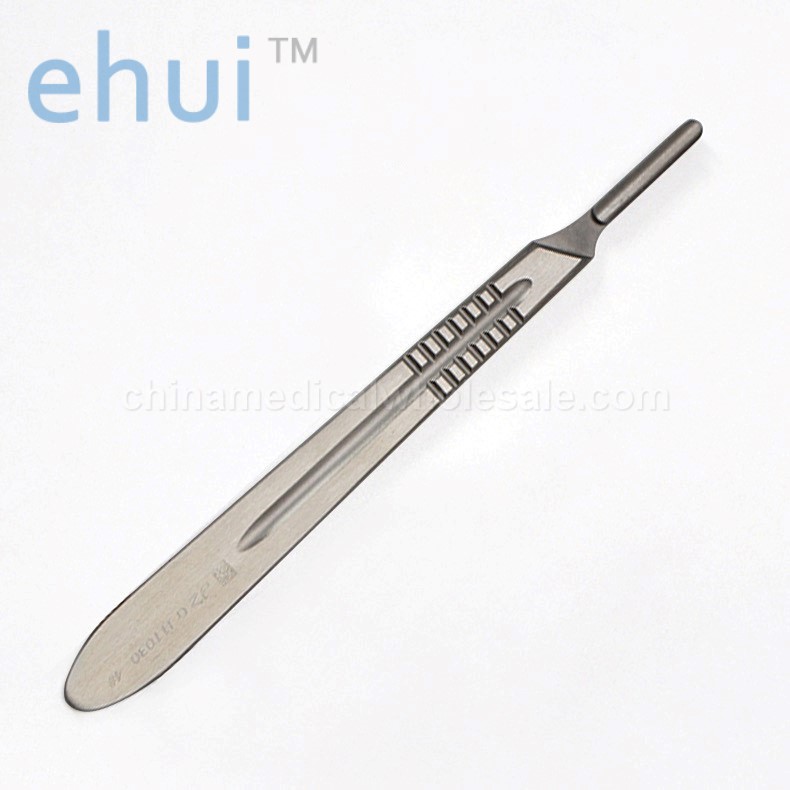 Stainless steel surgical knife handle veterinary practice teaching knife handle wholesale