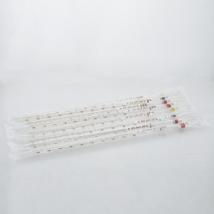 Graduated pipette ring labeled graduated pipette laboratory glass pipette