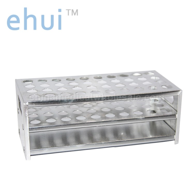 Aluminum centrifuge tube rack 40 holes laboratory test tube rack quantity