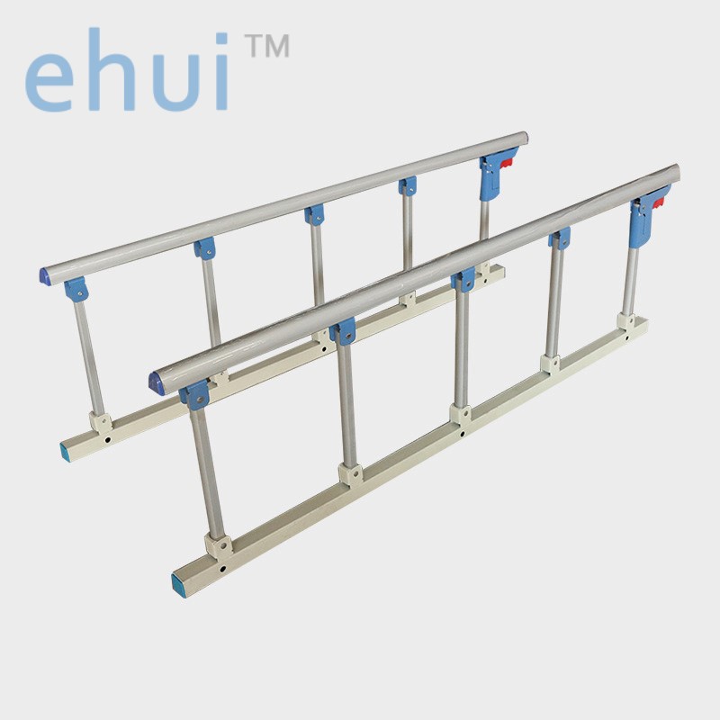 Medical aluminum alloy folding guardrail nursing bed folding guardrail