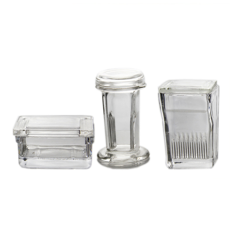 Glass staining jar Slide vertical square horizontal vertical square staining jar