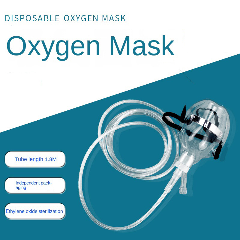 Disposable oxygen delivery mask inhalation oxygen mask adult mask