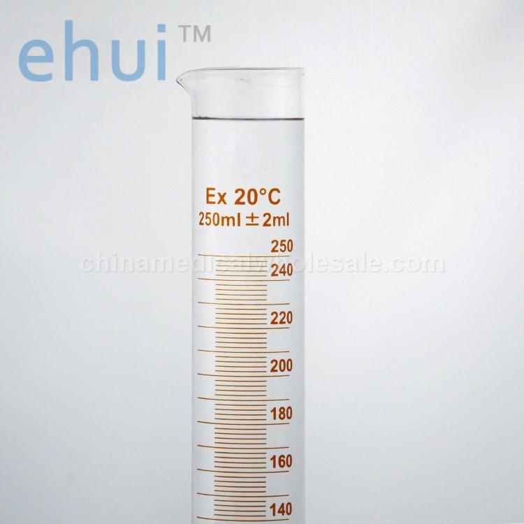 Supply glass measuring cylinder round bottom measuring cylinder with scale manufacturer