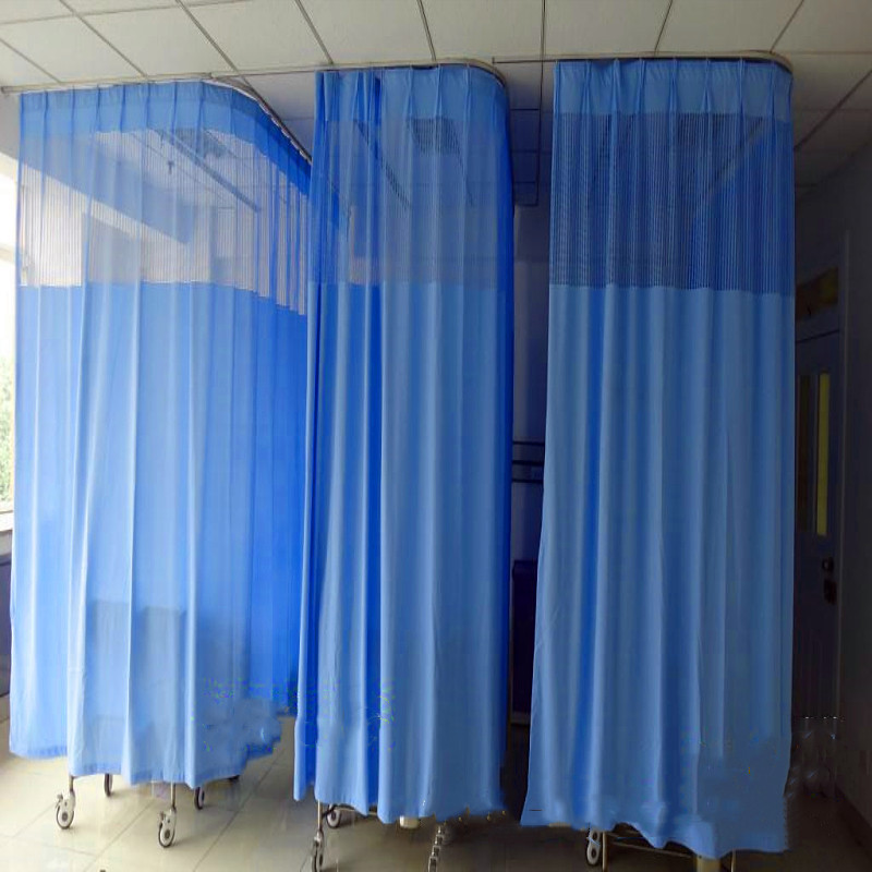 Medical curtain isolation curtain thickened curtain fabric flame retardant curtain