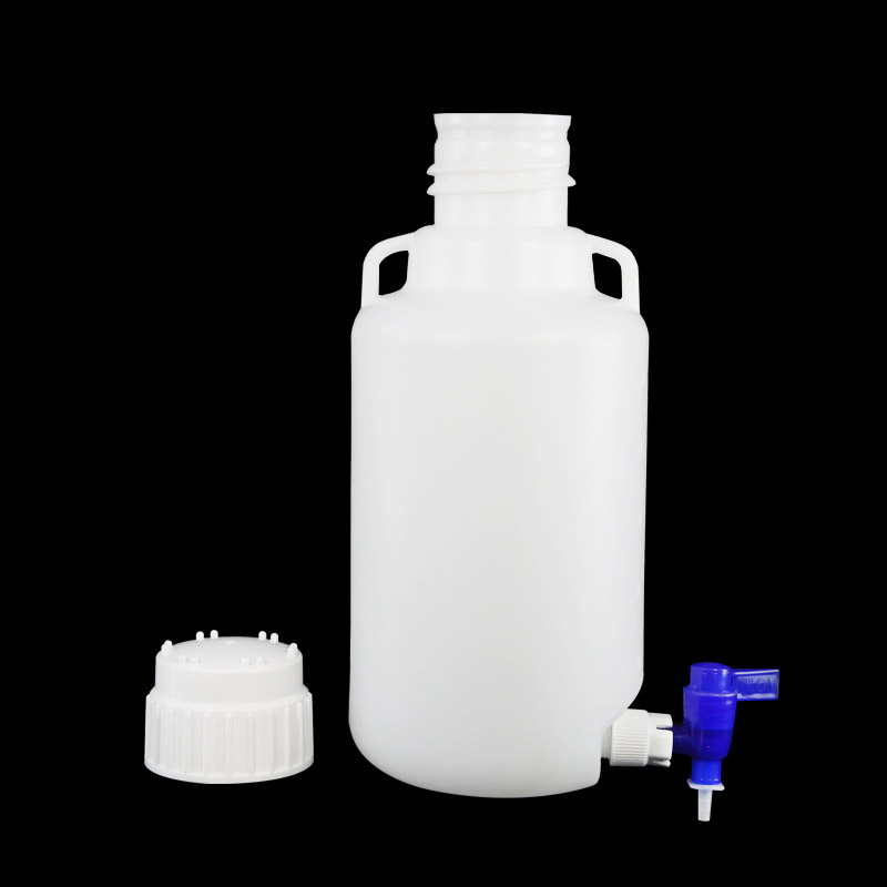 Laboratory faucet bucket HDPE distillation wide mouth bucket 10L