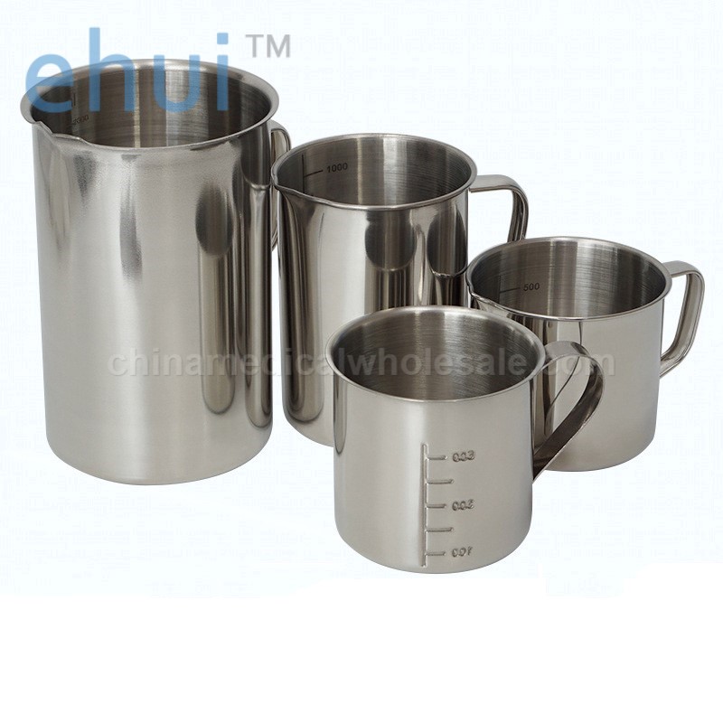 304 stainless steel measuring cup spiked cup dressing sterilization cup