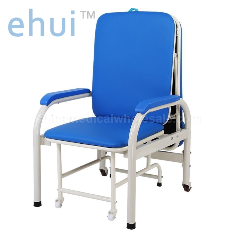 Hospital ward folding escort chair outpatient escort bed multifunctional chair