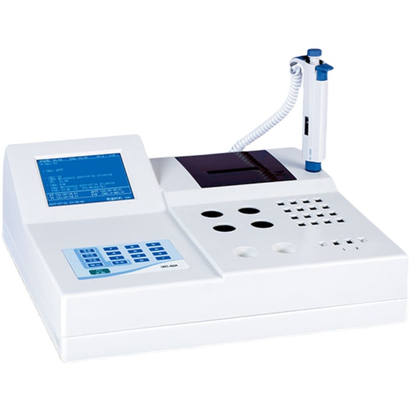 Dual-channel coagulation analyzer APTT FIB TTPT semi-automatic blood clotting machine