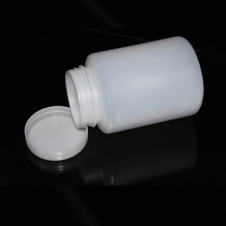 Plastic reagent bottle wide mouth sampling bottle powder bottle wide mouth bottle