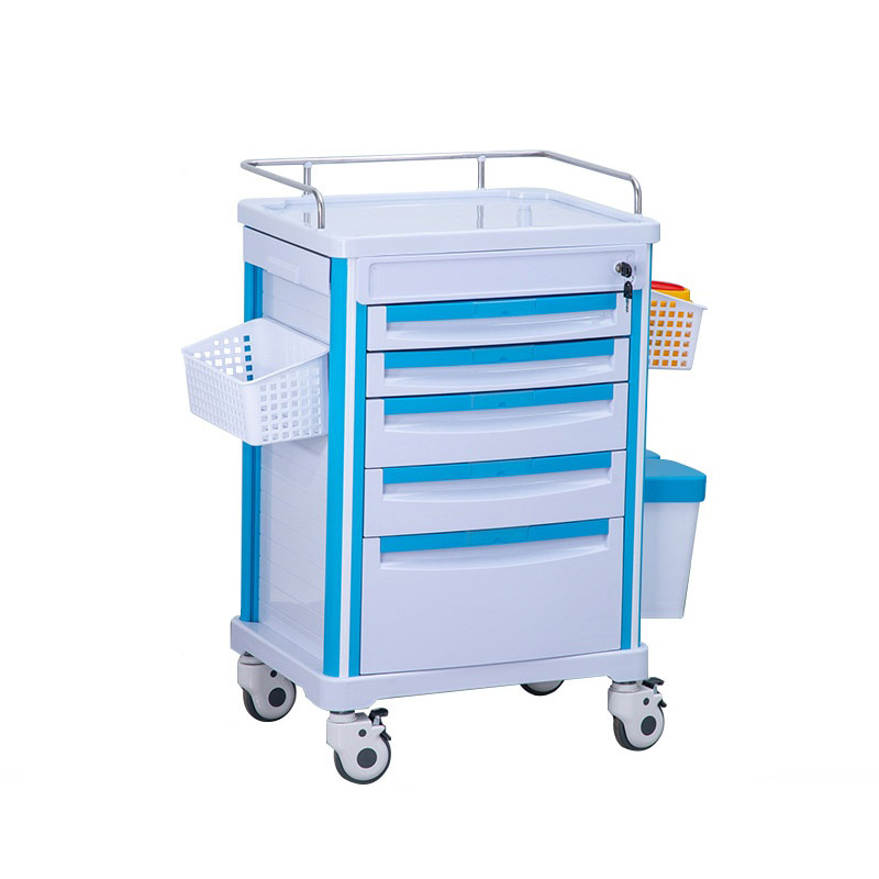 Supply ABS Medicine Delivery Cart Medical Multifunctional Trolley Manufacturer