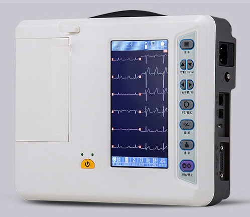 Six electrocardiogram machine twelve-lead automatic analysis diagnosis