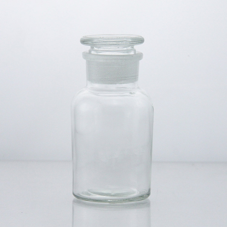 Large mouth reagent bottle wide mouth bottle glass reagent bottle 500ml