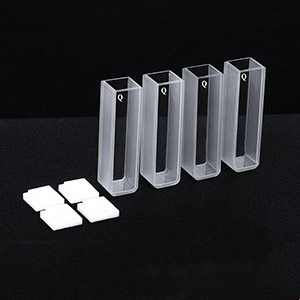 10mm UV quartz cuvette two-pass high light transmittance 3.5ML